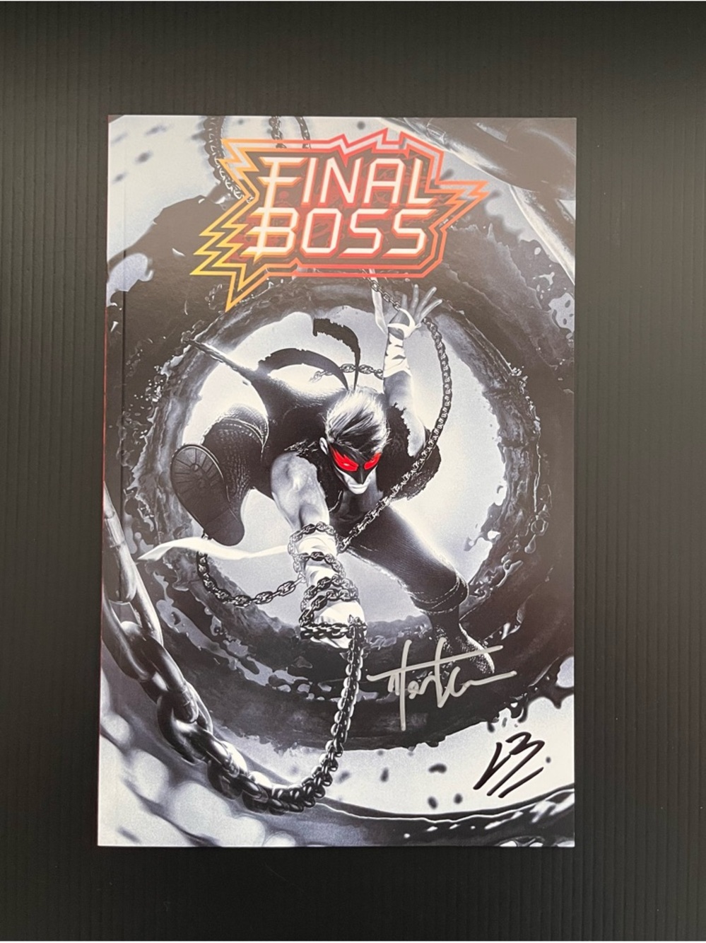 FINAL BOSS #1 Exclusive SDCC 2022 B/W ASM 300 HOMAGE - SMZ COMICS Signed W/COA!